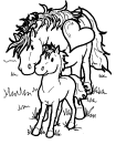 Mare, Foal & Heart