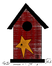 red birdhouse