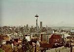 Seattle skyline, 1970