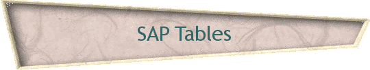 SAP Tables