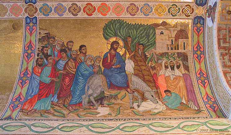 Mosaic in the Parish Church of San Giovanni Battista in Acquaformosa, work of the native artist Biagio Capparelli