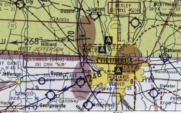 Ohio Aeronautical Chart