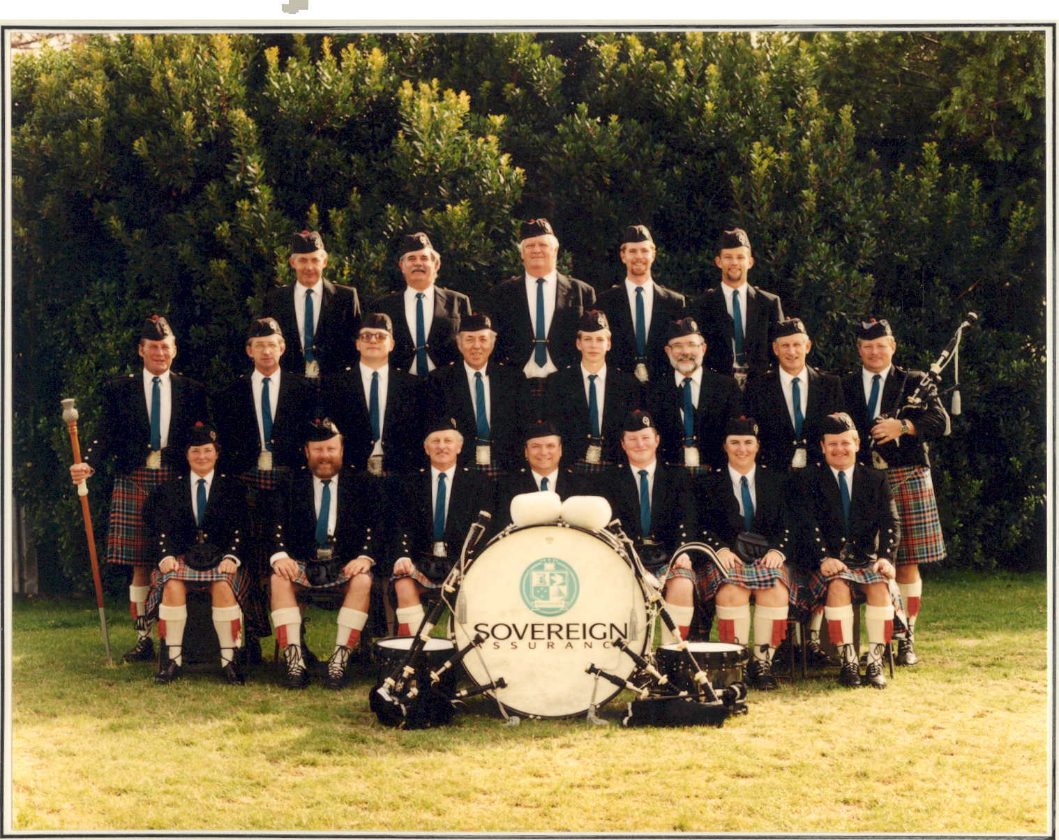 The 1995 New Zealand Chamopinship Band members.