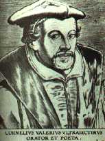 Cornelius Valerius, professor in Latin at Louvain University.