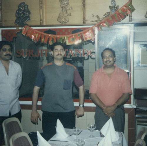 Prasad Pasala (Hanuman), Shiva (Prasad's Cousin), Luis Fernandes (Manager)