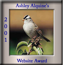 Ashley Alquine's Award, Jan 4/01