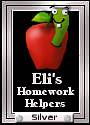 Eli's Homework Helpers Silver Award, Feb 22/01