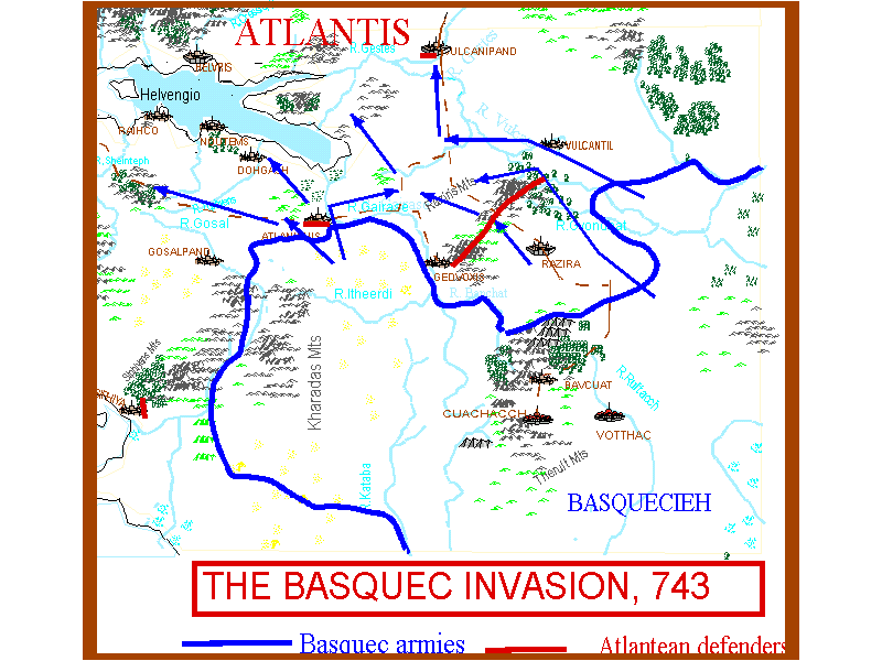 The Basquec invasion, 743