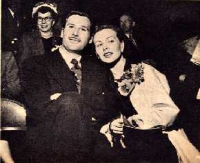 Jeanne Crain with her husband