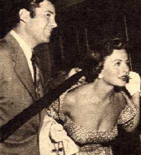 Jeanne Crain with her husband