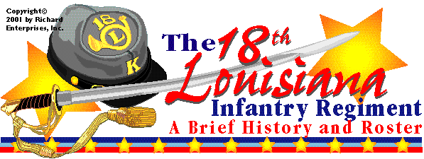 IMAGE of 18th Louisiana Infantry Regiment Heading