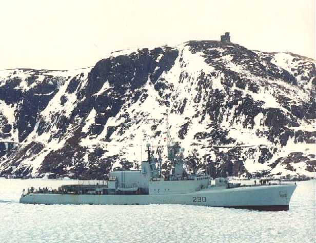HMCS Margaree in St. John's harbour.