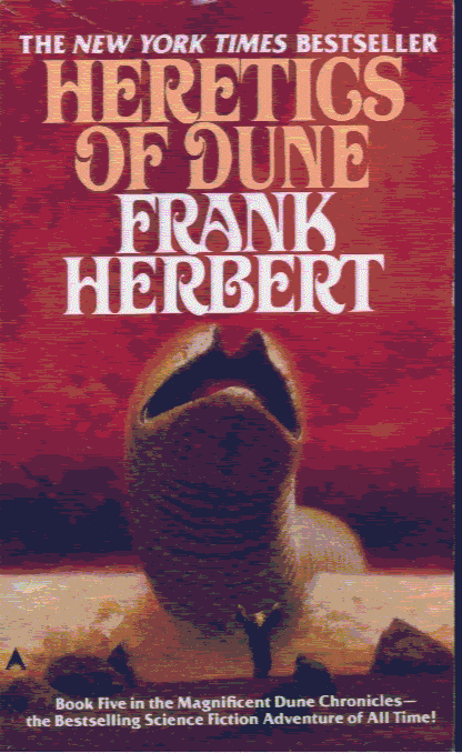 Book Cover, Heretics of Dune