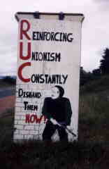 RUC mural, South Armagh