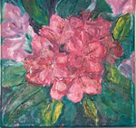 Rododendron. Oil,canvas, 8x8 in. 