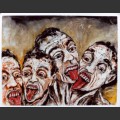 The Four Faces Of Tom Loret
23 x 29
Pastel on paper
1990