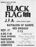 Black Flag, Palm Springs Pavillion, 1982?
