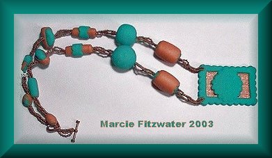 polymer-beads necklace