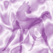 purple satin foal
