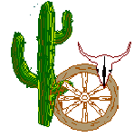 cactus & wagon wheel