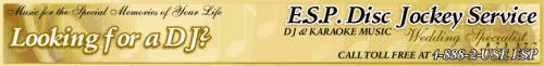 E.S.P.Disc Jockey and Karaoke Service
