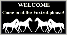 missouri foxtrotter welcome sign