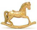 golden rocking horse