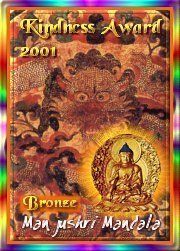 Manjushri Mandala Kindness Award 2001