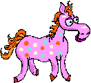 Cartoon Pinto Paint Horse