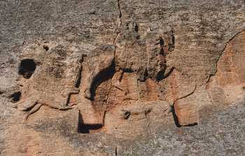 The Madara horseman rock relief near Pliska