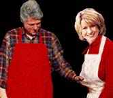 Bill cooks w/Martha