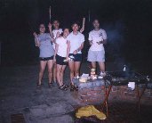 1997-The gals on the bbq night