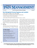 Topics in Pain Management