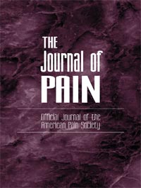 The Journal Of Pain