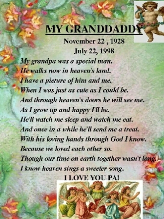 Poem for Grandaddy