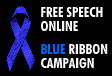 Blue Ribbon Free Speech logo