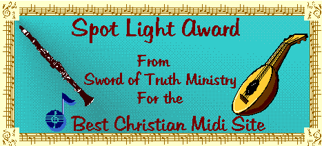 Spotlight Award for Best Christian MIDI Site