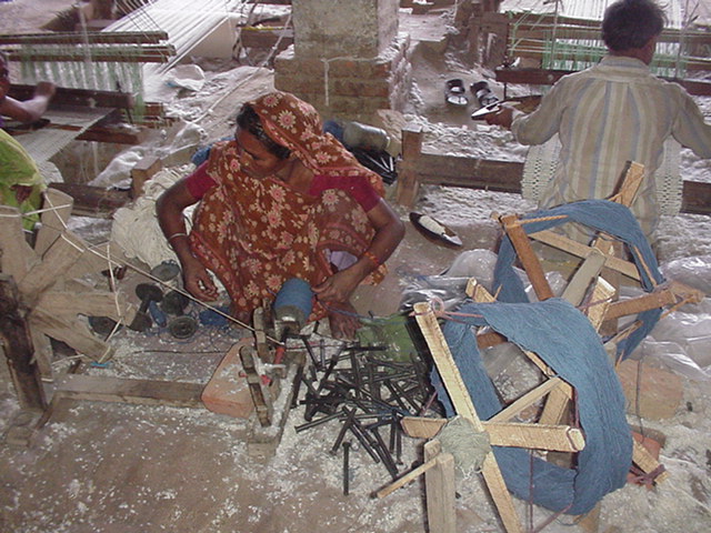 A WOMAN WORKING IN UNORGANISED SECTOR