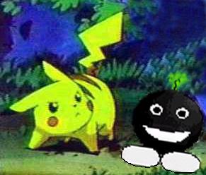 When Ash catches Bombie, rivalry ensues between Bombie and Pikachu