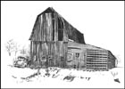 barn note cards