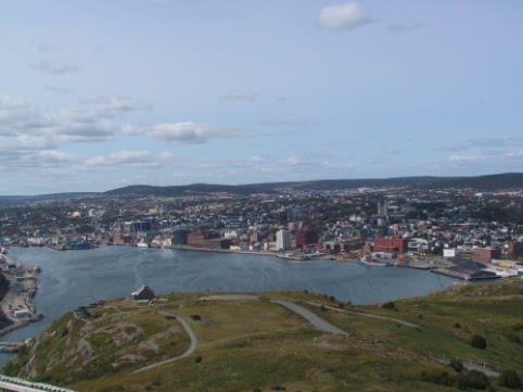 View of St Johns from Signal Hill