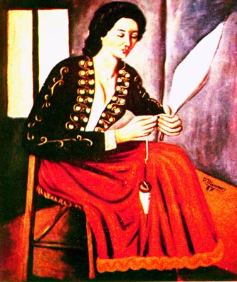 'La Filatrice Arbreshe' by A. Marinus