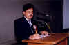 Chairman IEEE Student Branch, Mr. Yasir Noor Memon, Delivering His Speech (15413 bytes)