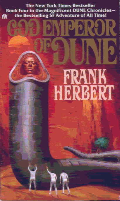 Book Cover, God Emperor of Dune