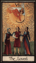 The Lovers, English Tarot
