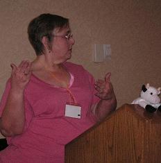 Image: Marleen, one of our speakers for Sunday's program.