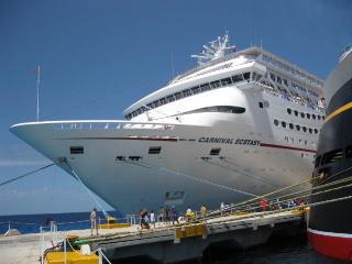 Image: the cruise ship.