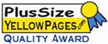 Plus Size Award from the Plus Size Yellow Pages